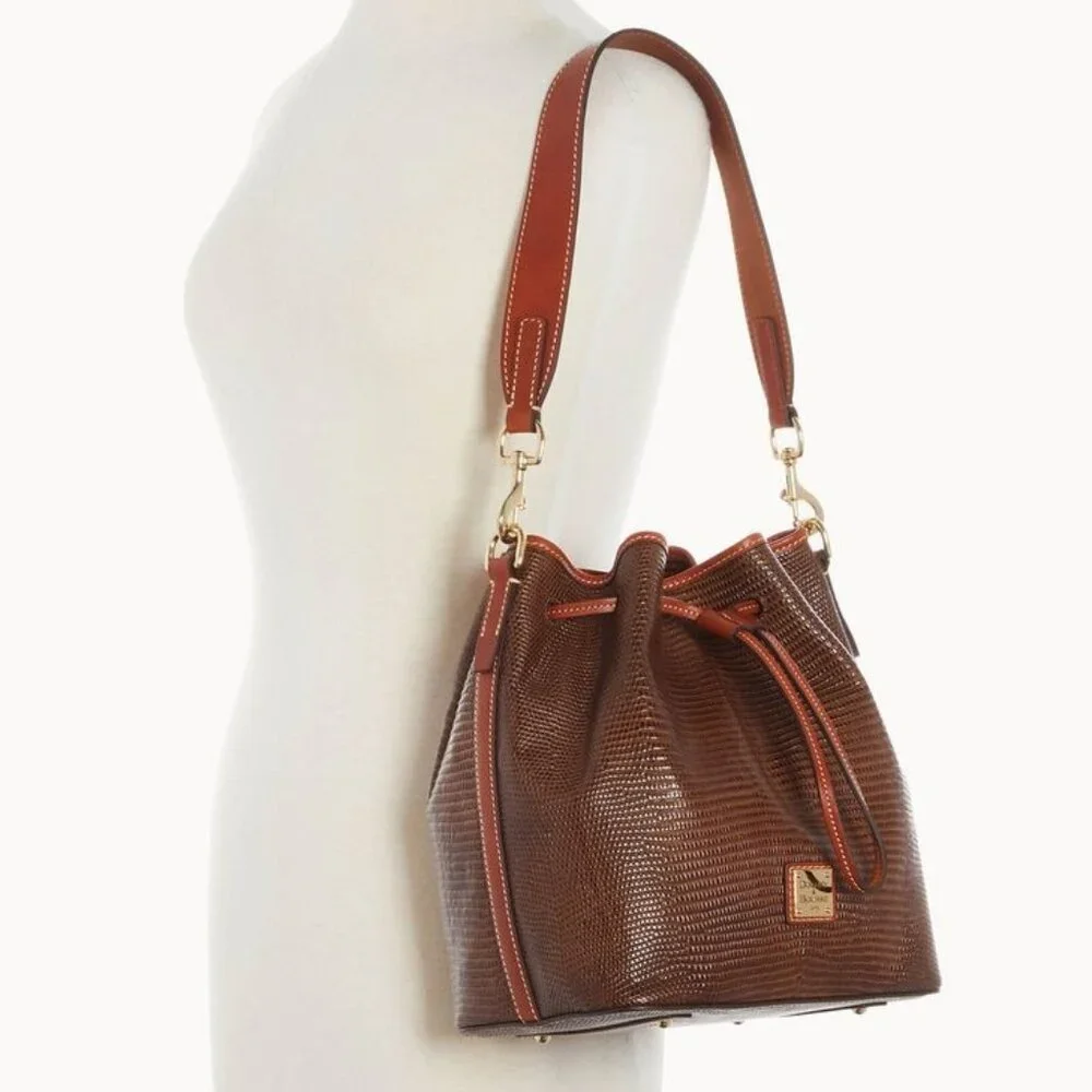 Embossed Lizard Drawstring - Picture 3 of 15